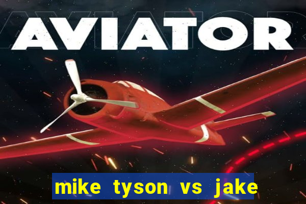 mike tyson vs jake paul assistir online